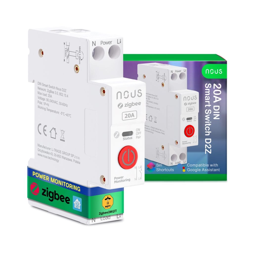 nous d2z zigbee din smart switch 20a 5905072800594 2 1747661910744